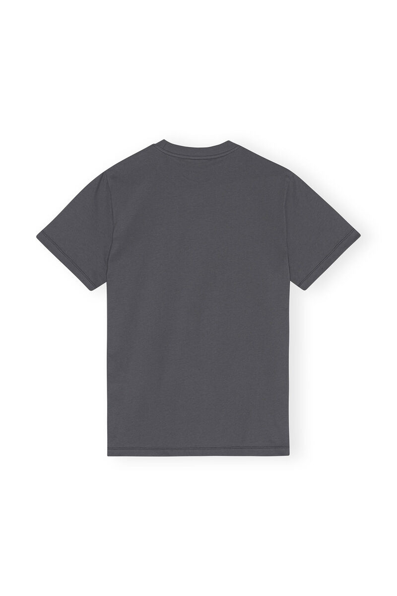T-shirt décontracté Cat , Cotton, in colour Volcanic Ash - 2 - GANNI