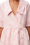 Denim Mini Dress , Cotton, in colour Paisley Shrinking Violet - 3 - GANNI