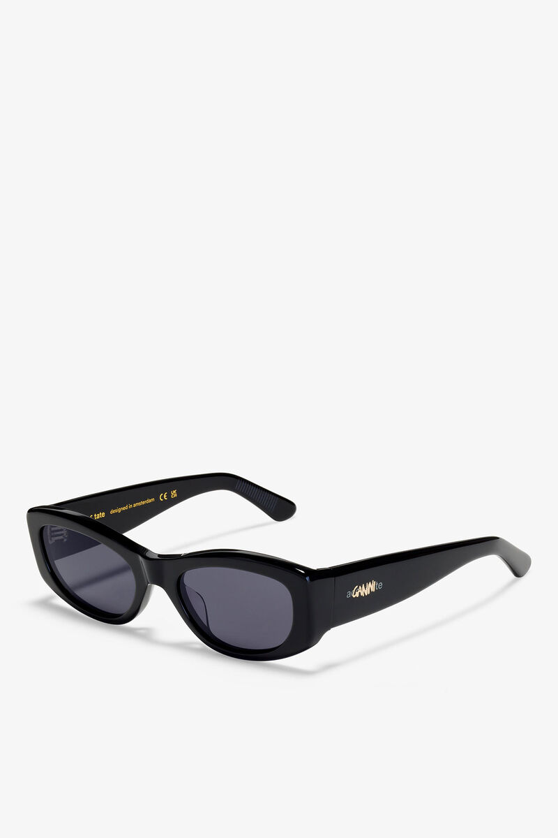 GANNI x Ace & Tate Lana Sunglasses, Acetate, in colour Black - 3 - GANNI