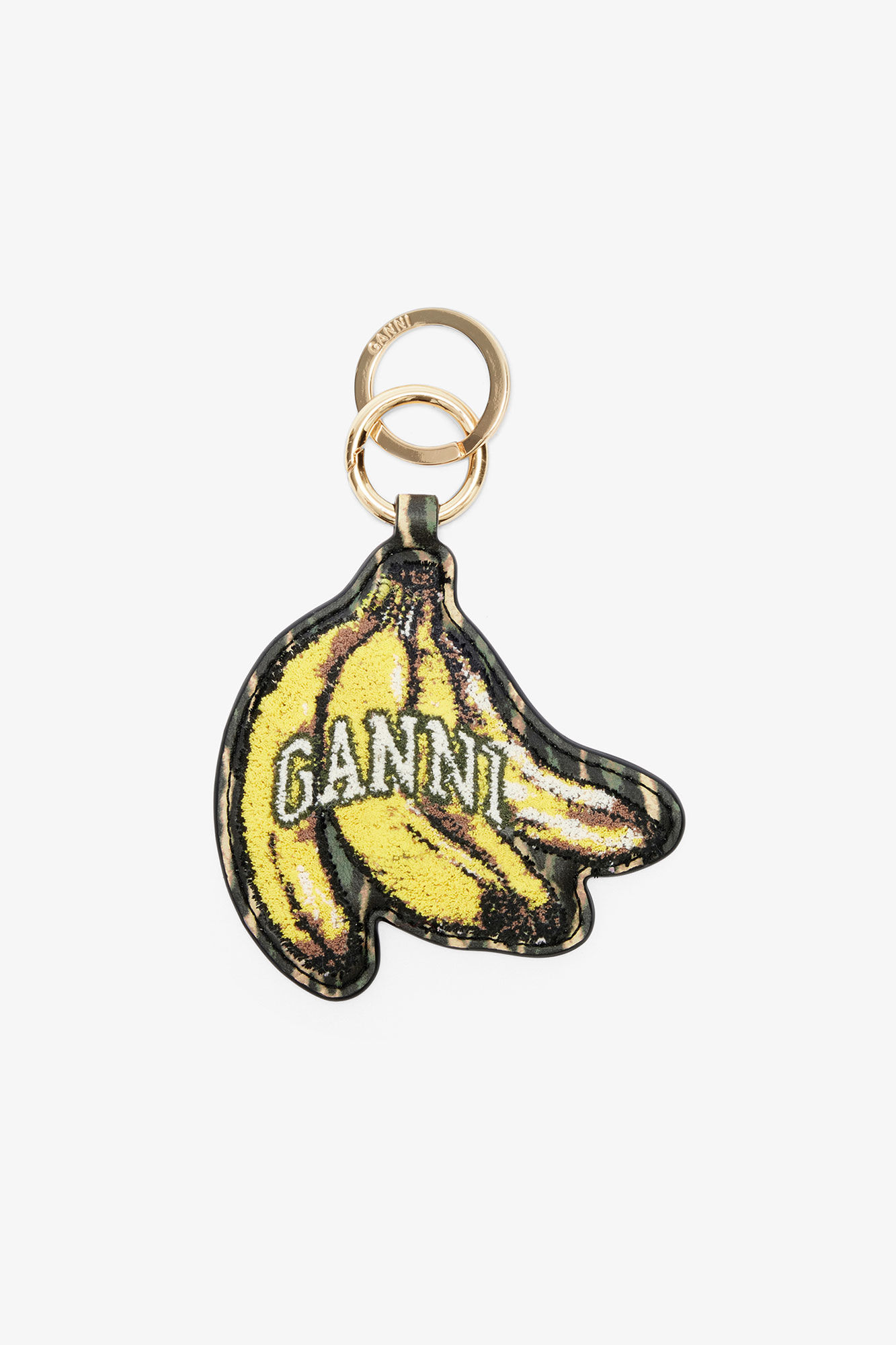 Black Joy Banana Keyring | GANNI US