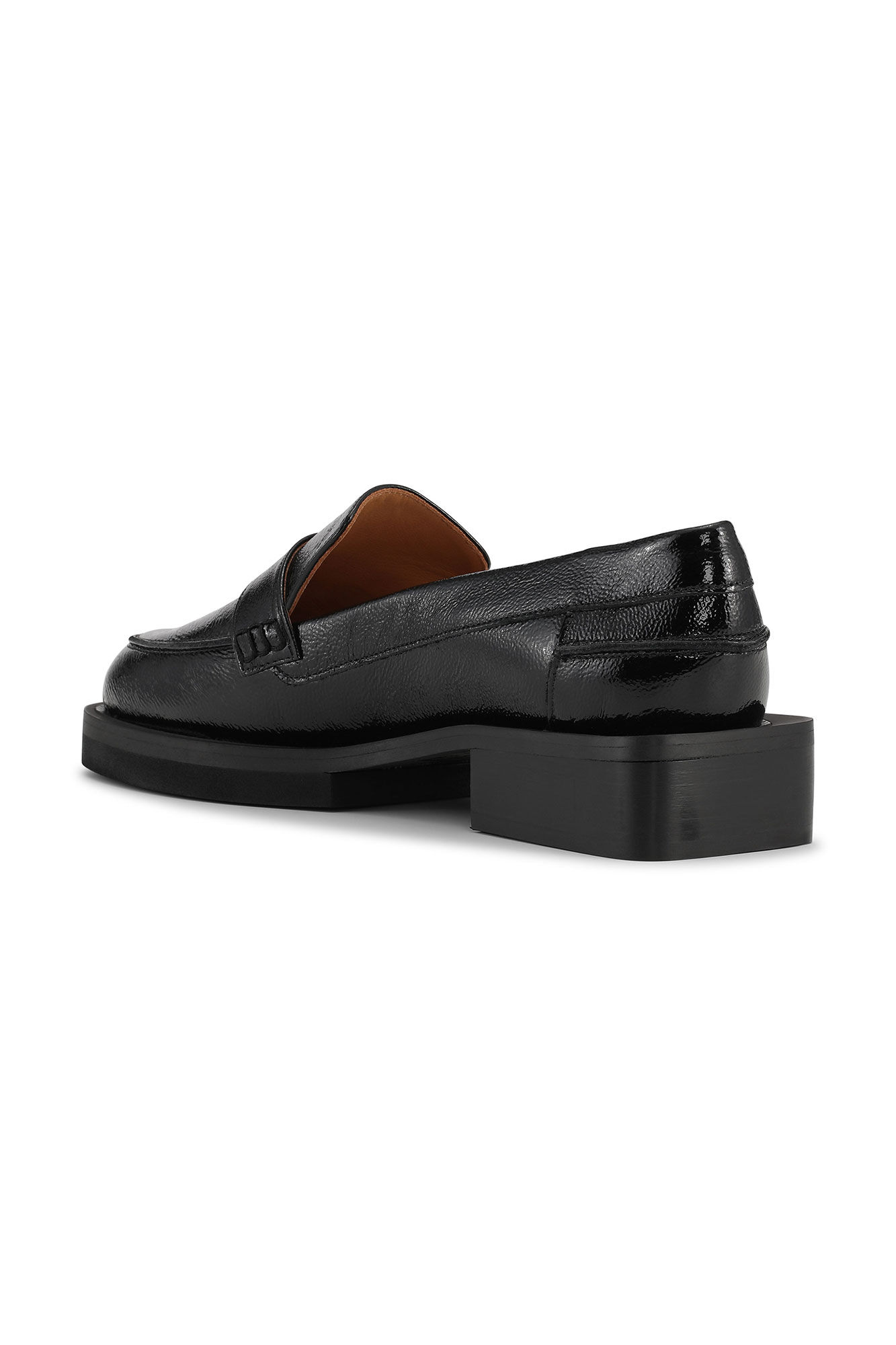 Jewel-Mokassins, Calf Leather, in colour Black - 2 - GANNI