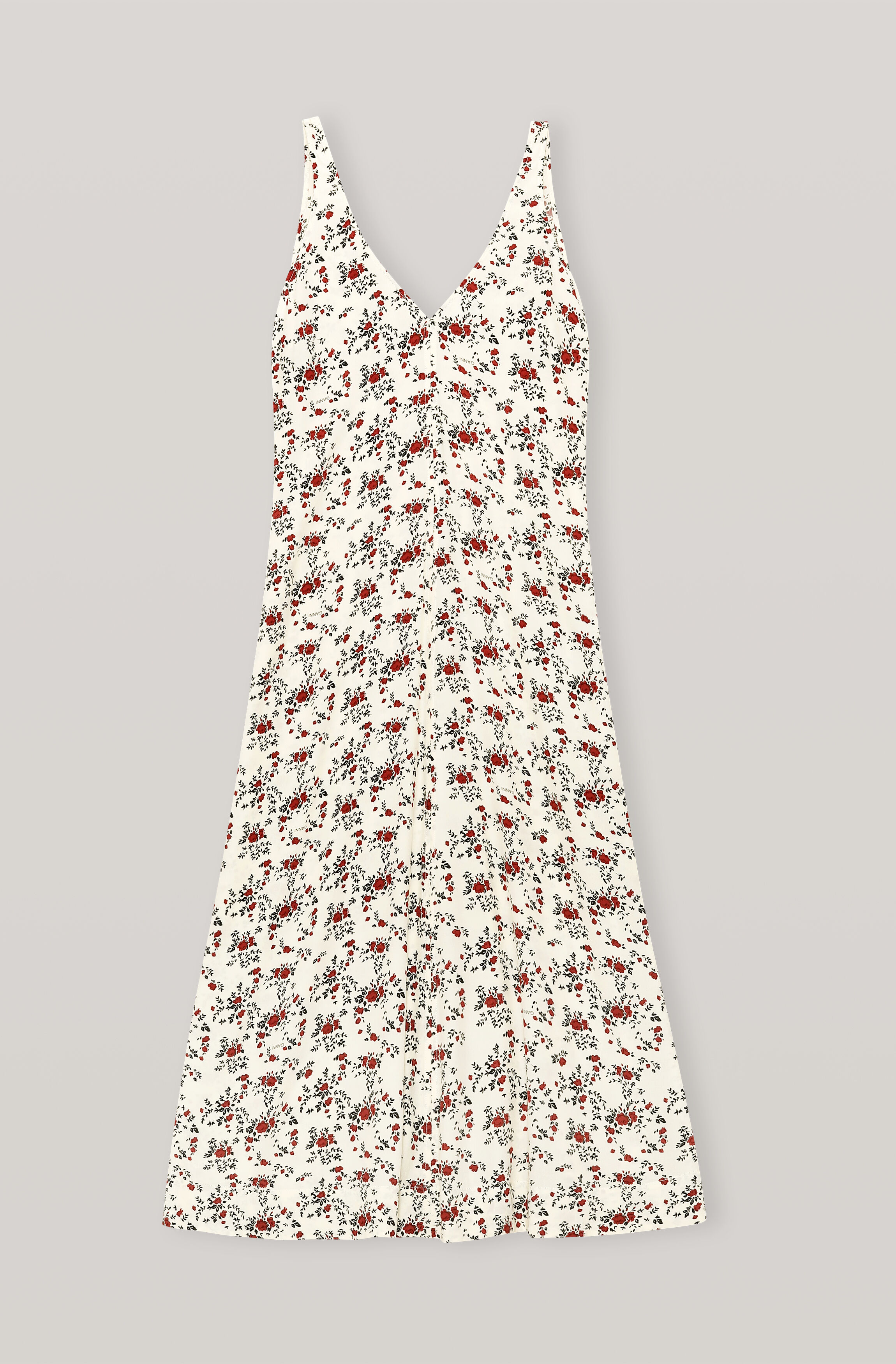 ganni crepe dress