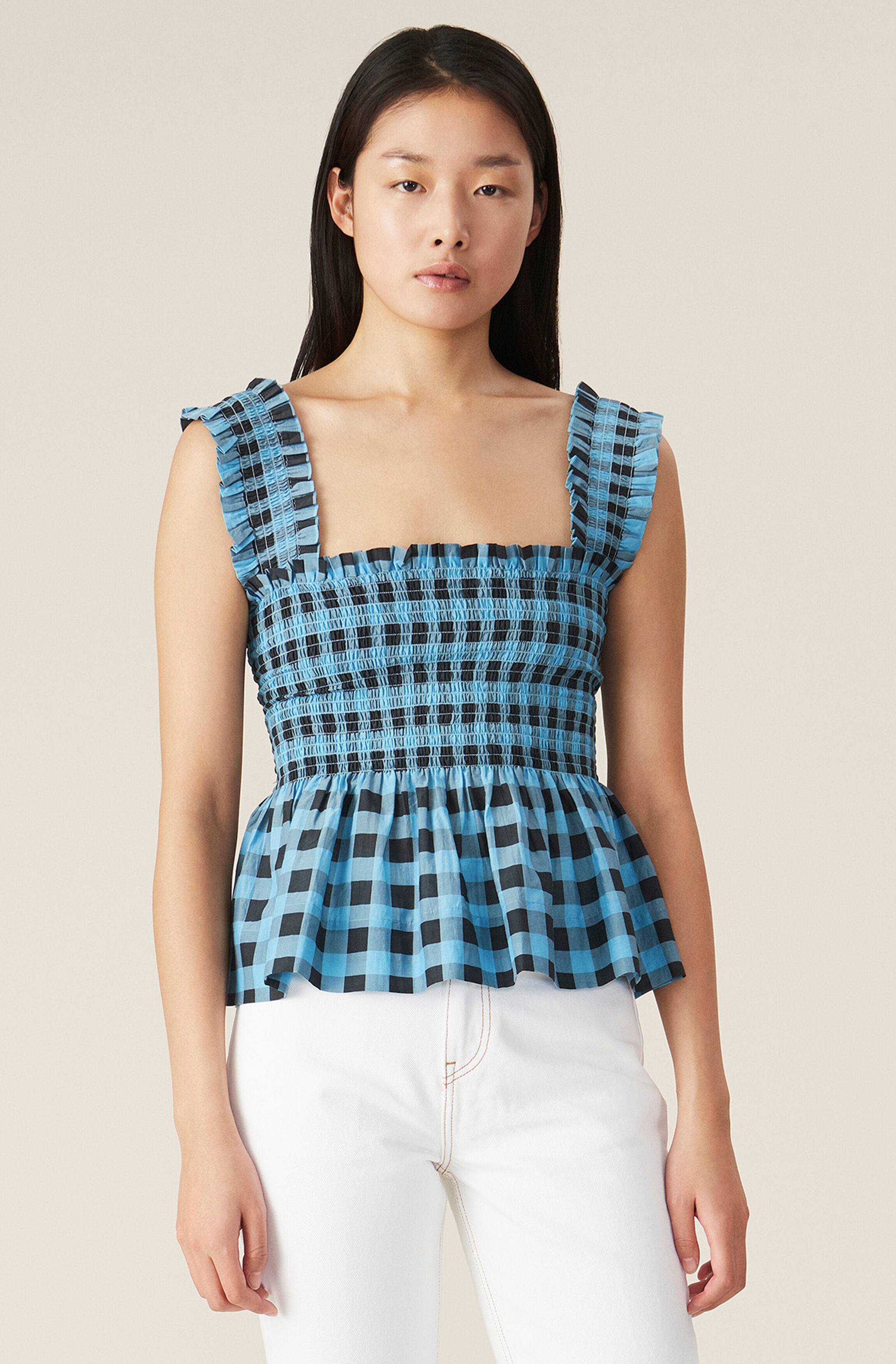 cotton smock top