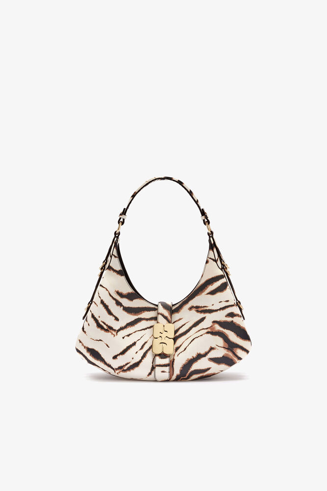 Small Kat Bag in Zebra, Egret