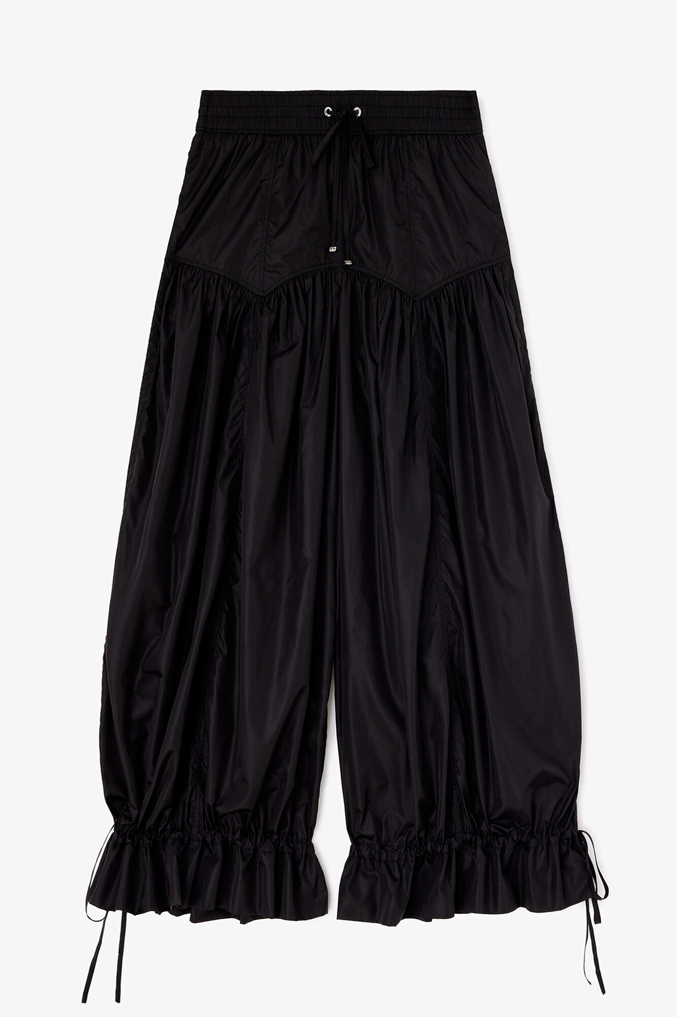 Pants in Black Nylon | GANNI US