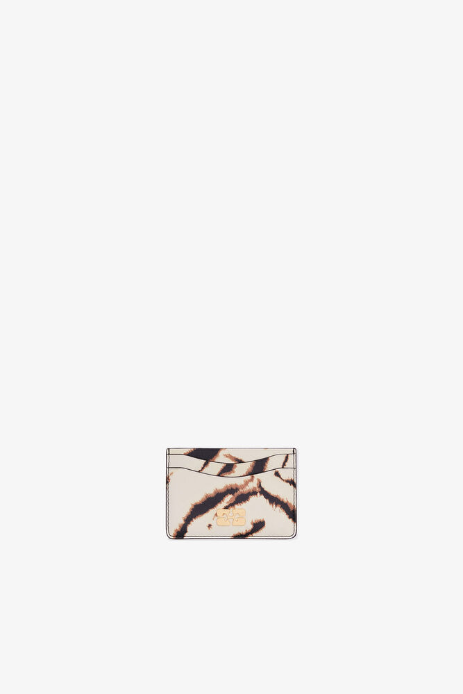 Bou Card Holder in Zebra, Egret