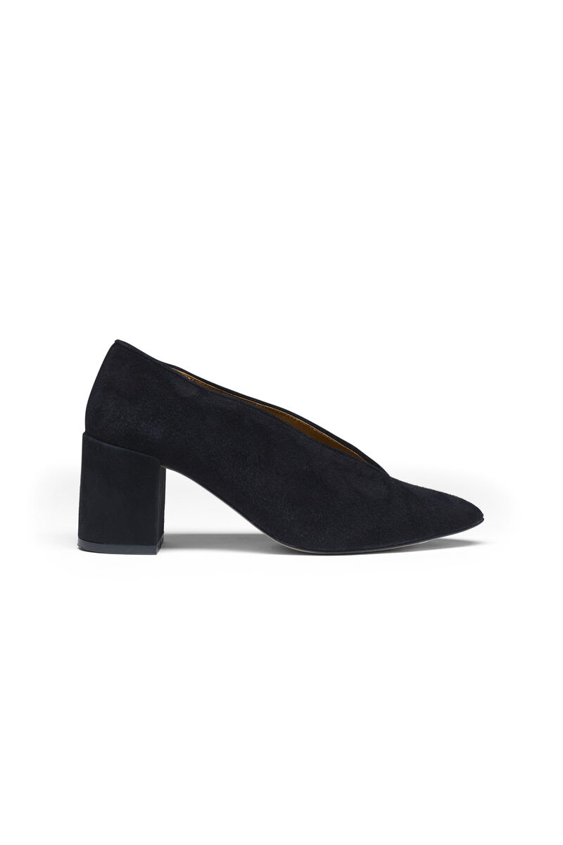 Veda Suede Shoes, in colour Black - 1 - GANNI