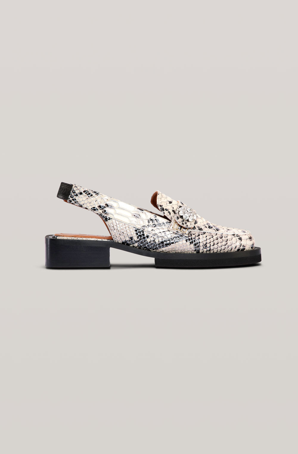 snake slingback