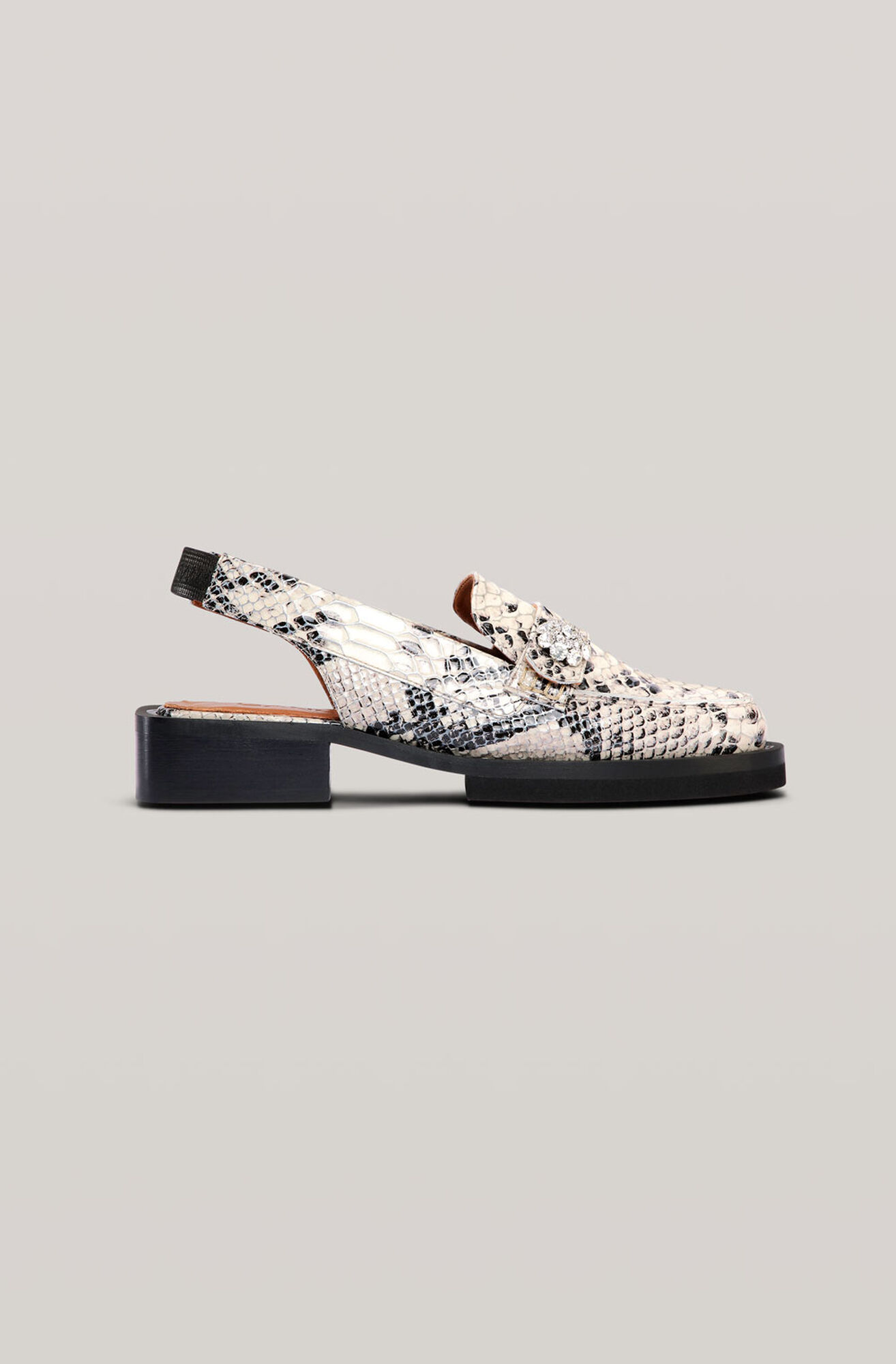 ganni slingback loafer