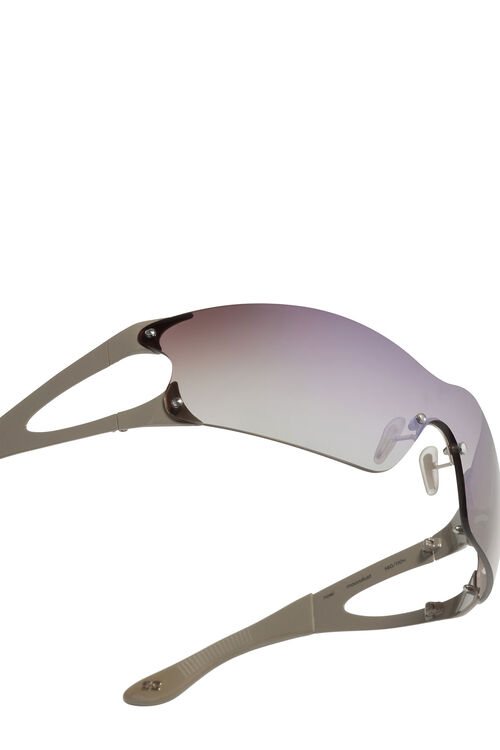 GANNI x Ace & Tate Frost Gray Noel Sunglasses, Acetate, in colour Frost Gray - 4 - GANNI