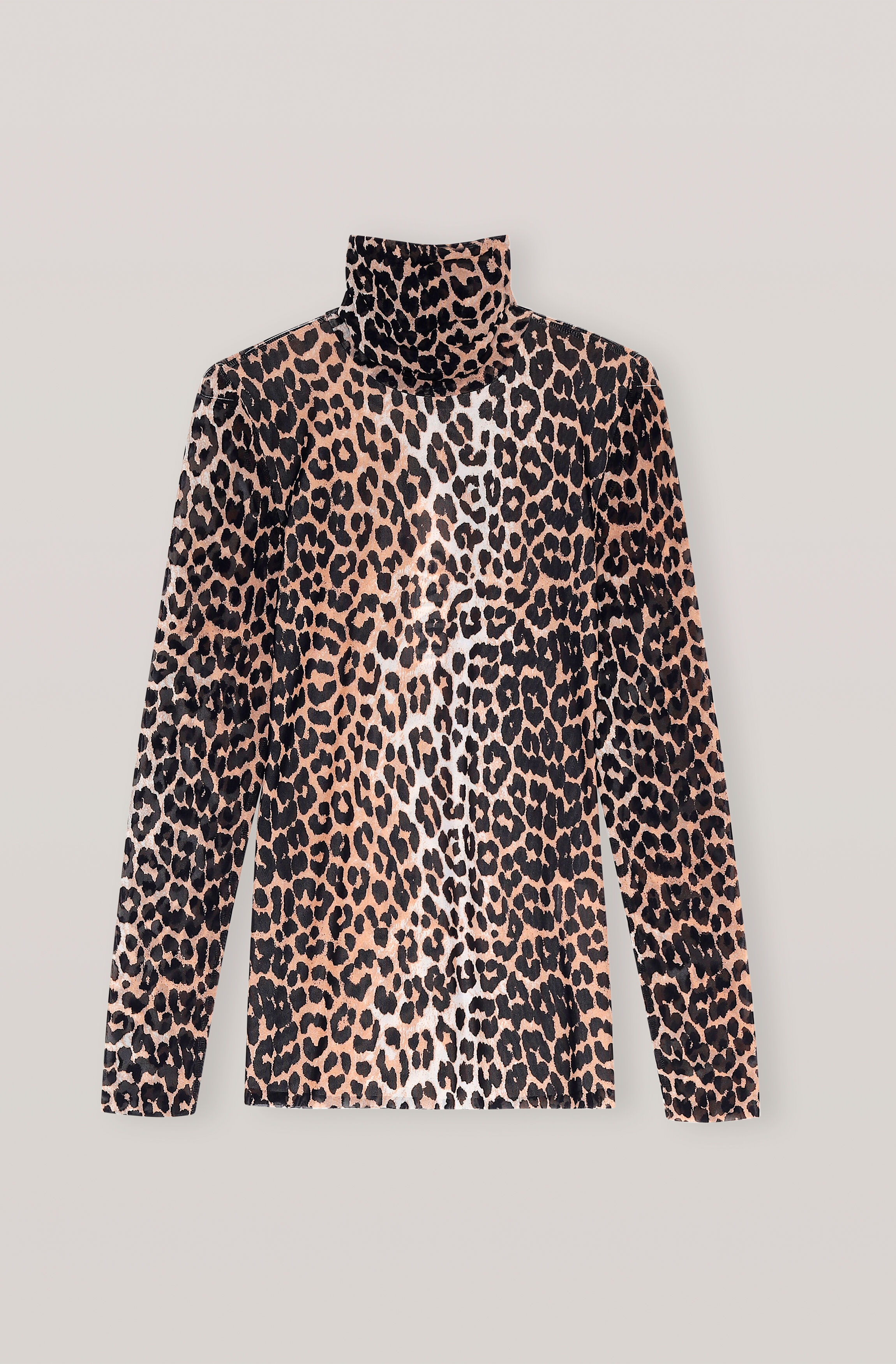Printed Mesh Rollneck | GANNI NO
