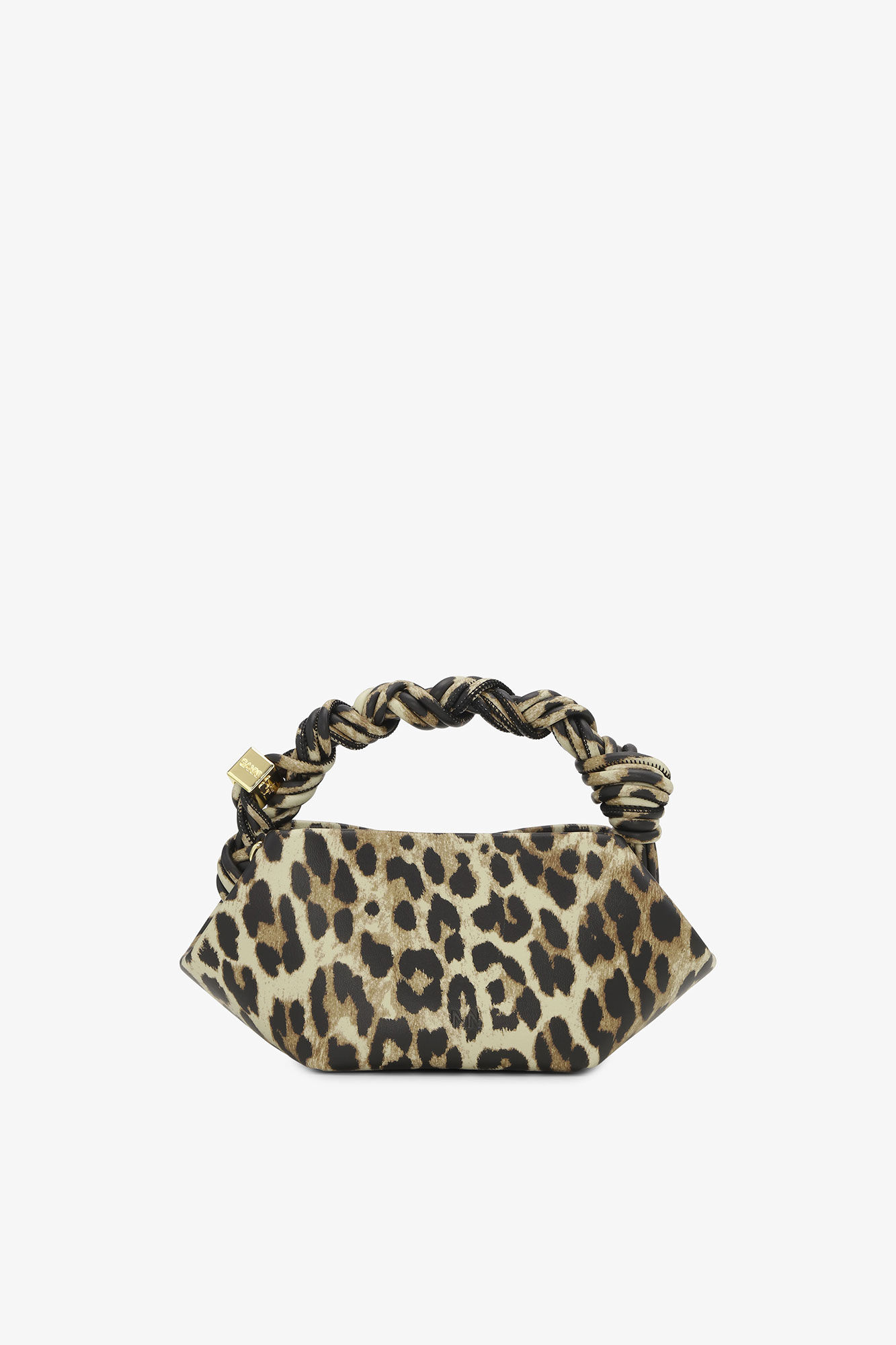 Leopard Mini GANNI Bou Bag, Polyester, in colour Leopard - 2 - GANNI