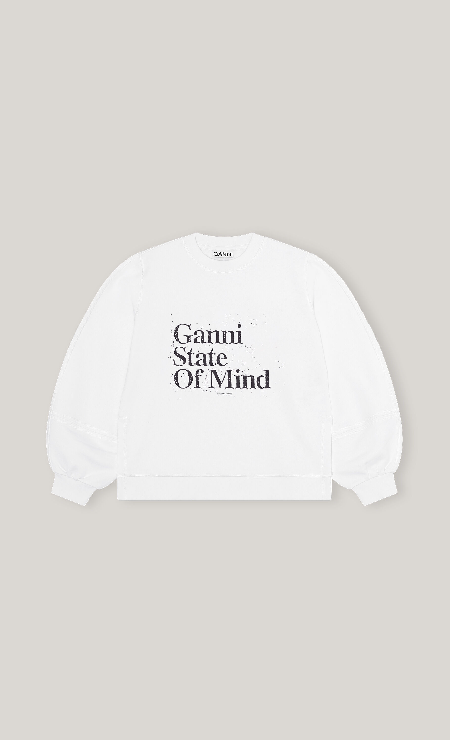 ganni boss lady sweatshirt