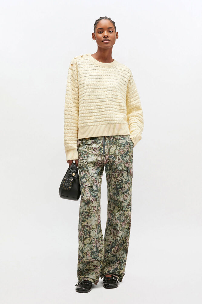Cream Wool Jumper, Cloud Cream