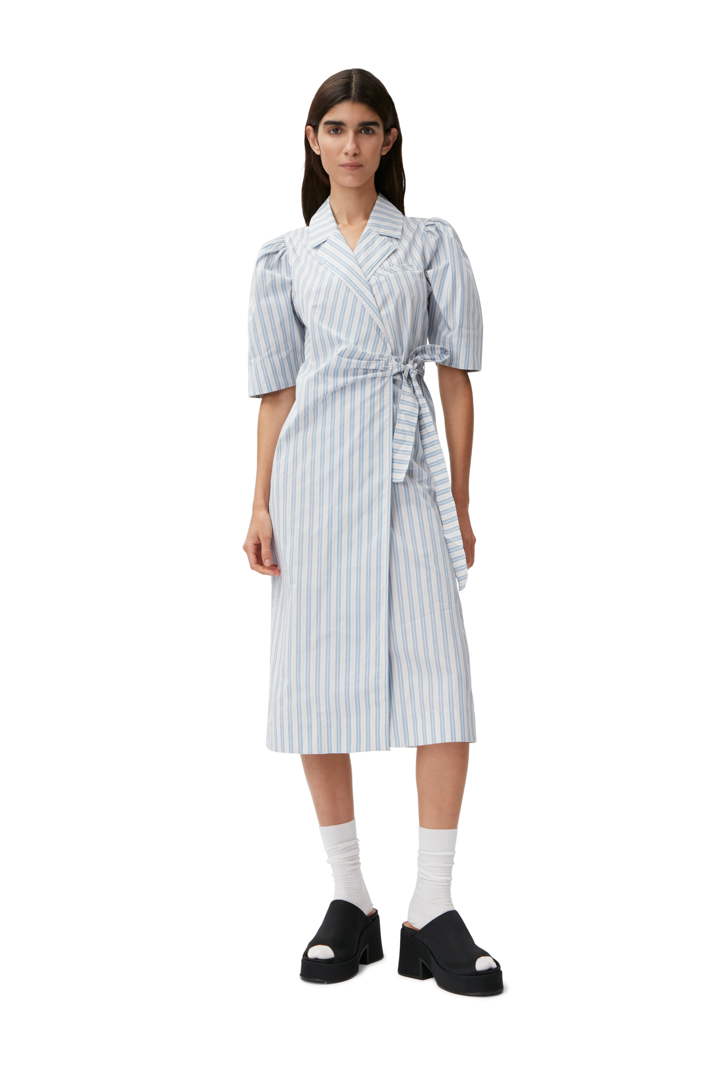 Wrap Midi Dress | GANNI