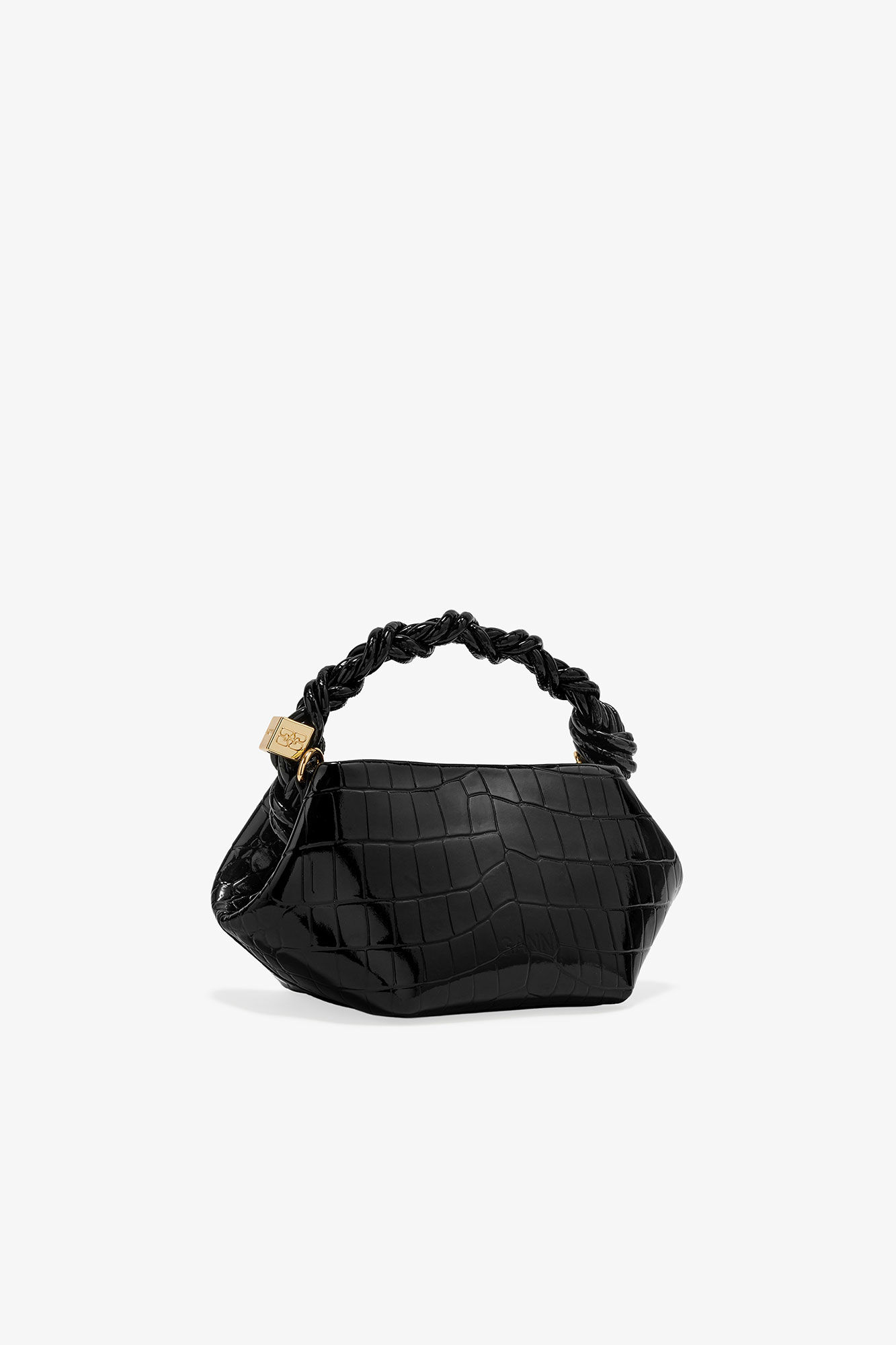 トートバッグ Ganni Bou Bucket Mini Purse - Ganni - Leather - Black Black Black Mini GANNI Bou Bucket Bag | GANNI US