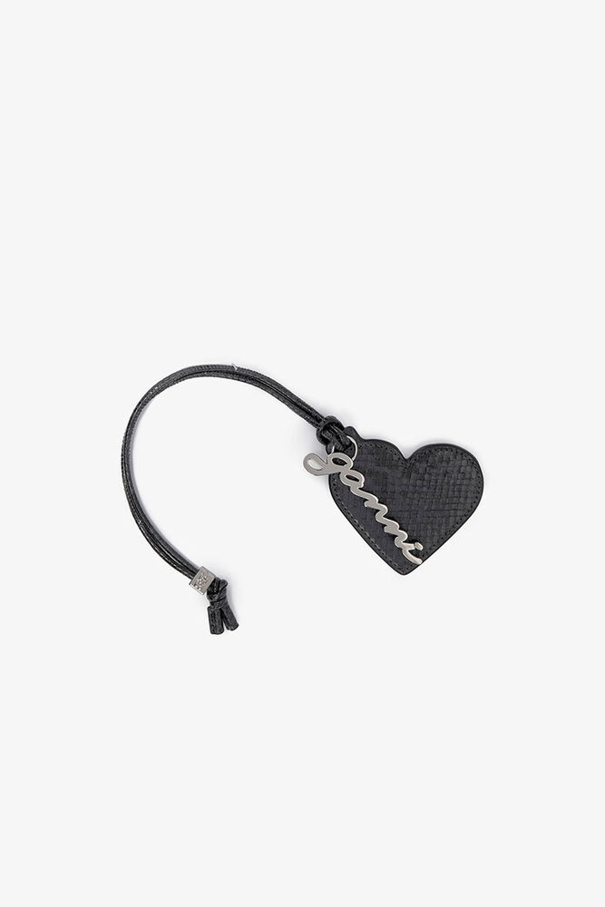 Black Snake GANNI Bou Heart Mirror, Croco