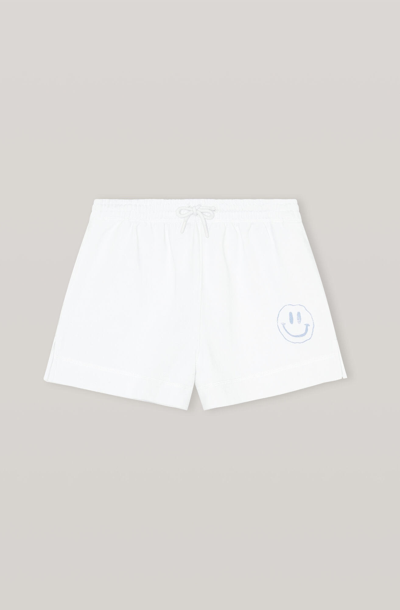 Isoli Shorts, Cotton, in colour Heather - 1 - GANNI