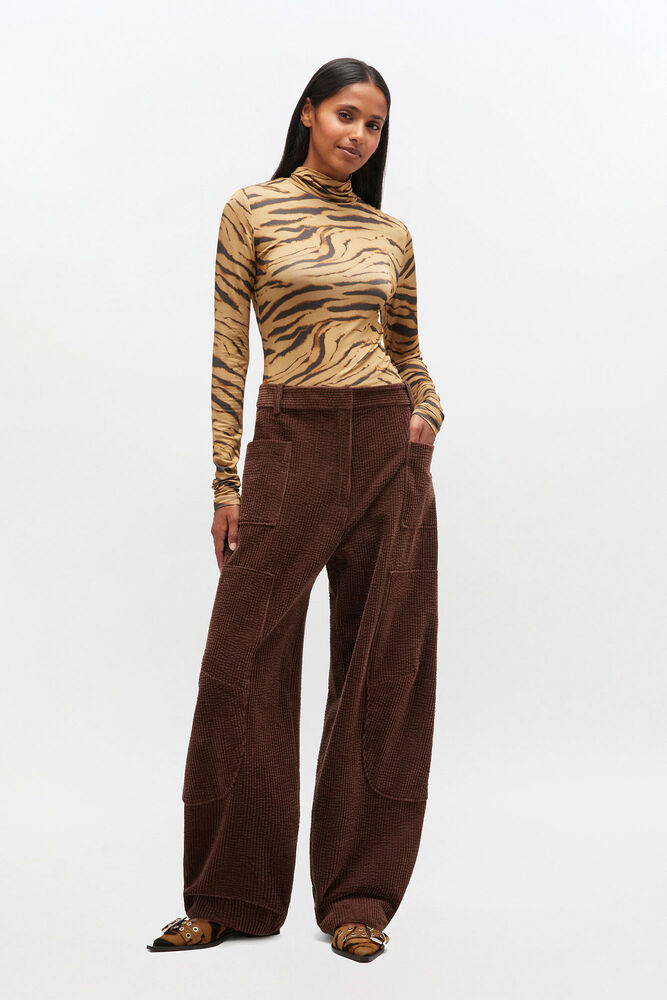 Brown Corduroy Pants, Chicory Coffee