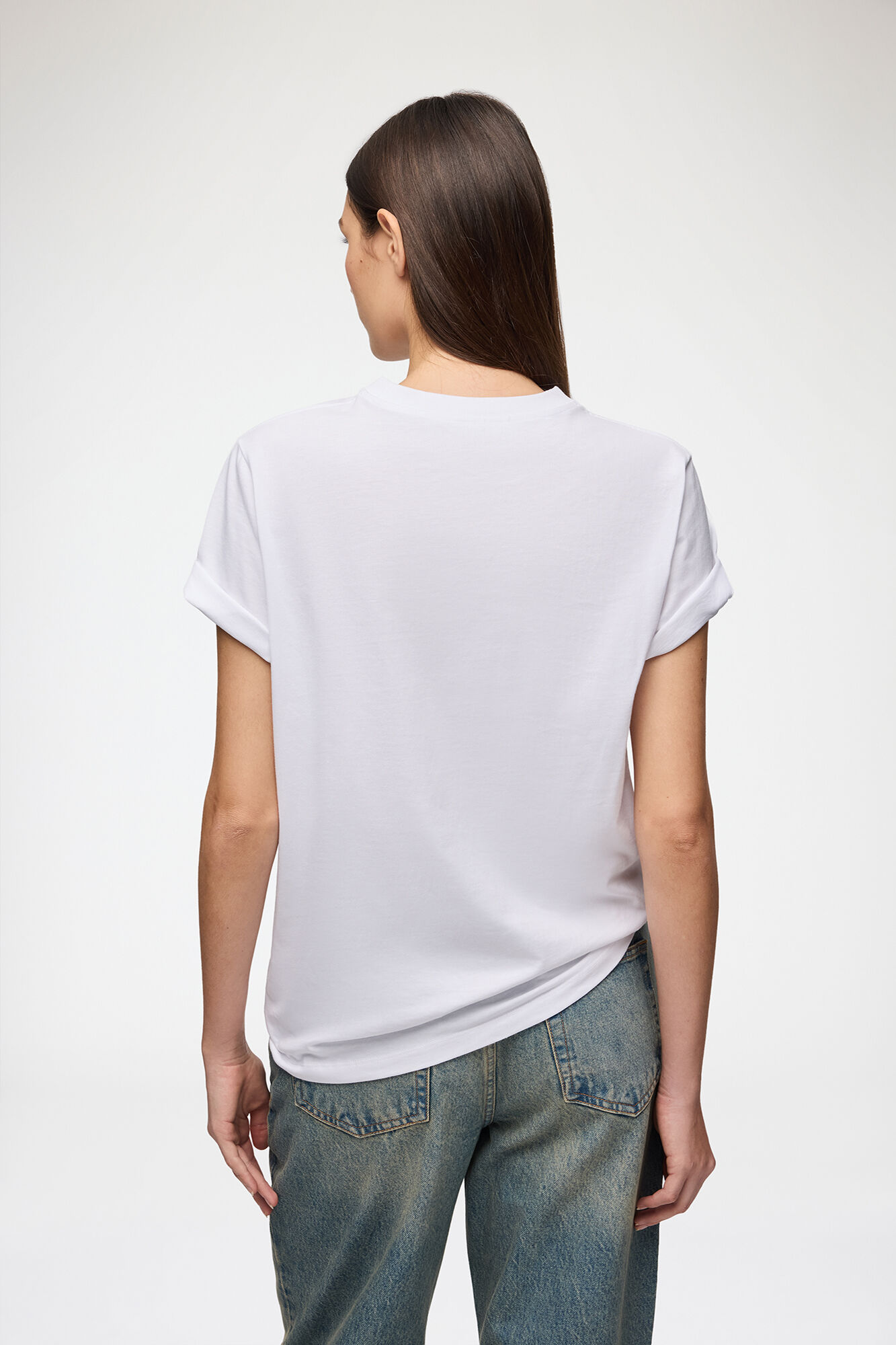 T-Shirt mit Pilz-Teddy, Organic Cotton, in colour Bright White - 3 - GANNI