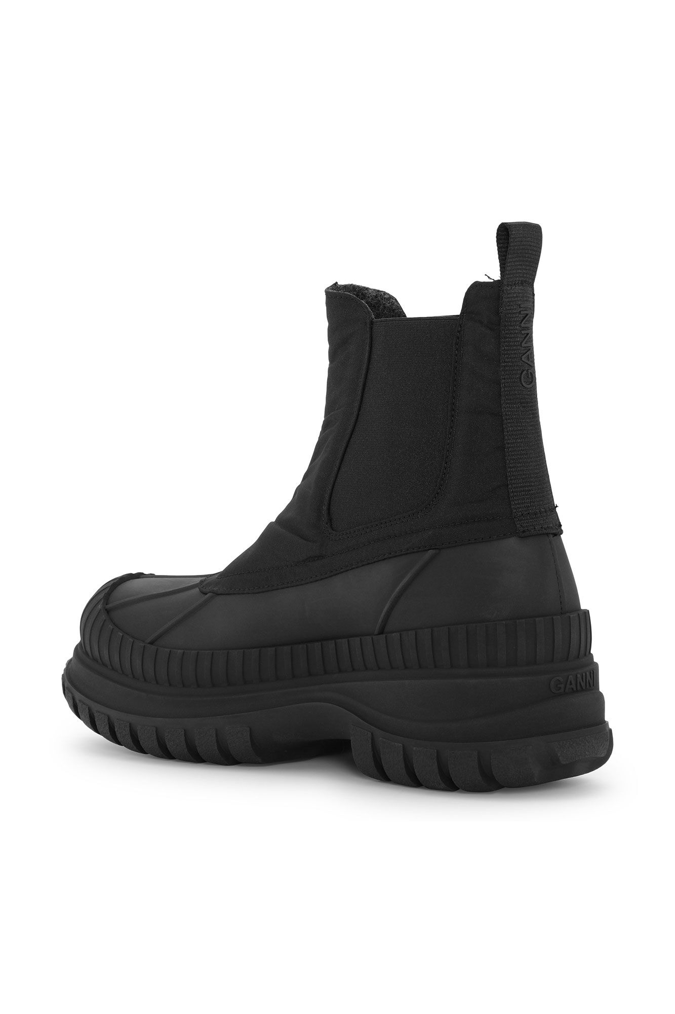 Black Outdoor Chelsea Boots