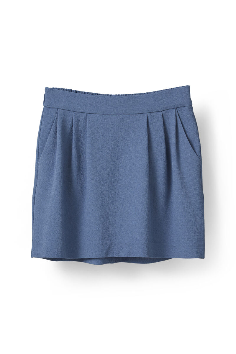 Clark Skirt, in colour Moonlight Blue - 1 - GANNI