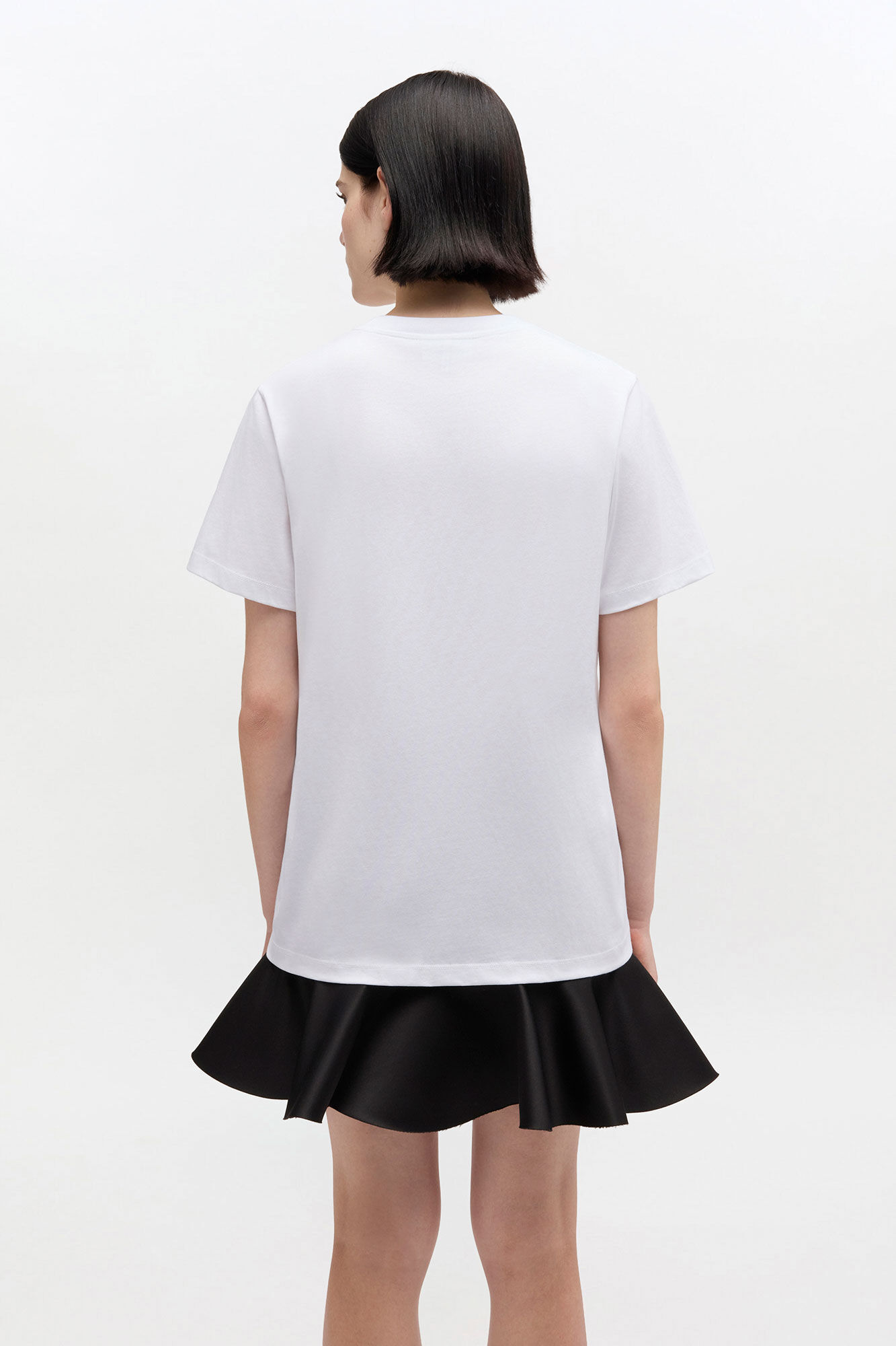 White Western Boot Print T-shirt | GANNI US