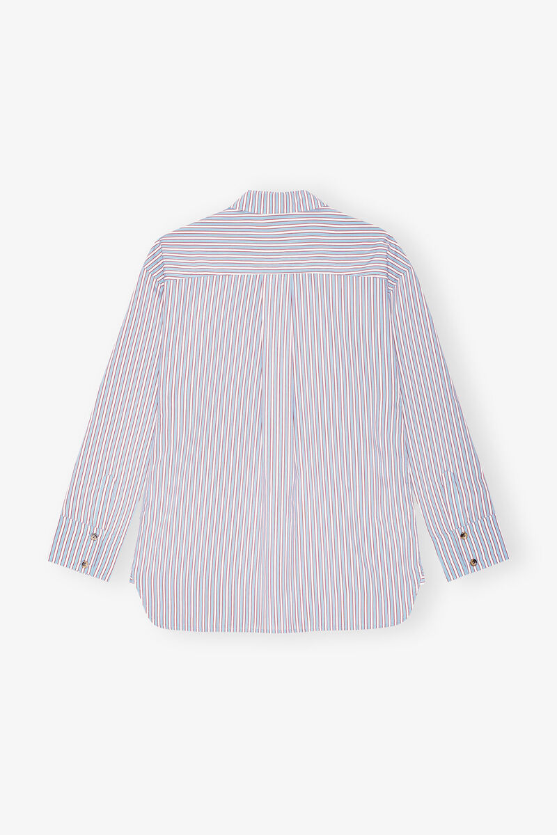 Streifenhemd, LENZING™ ECOVERO™, in colour Soft Chambray - 2 - GANNI