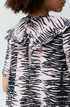 Denim Mini Dress, Cotton, in colour Tiger Stripe Light Lilac - 4 - GANNI