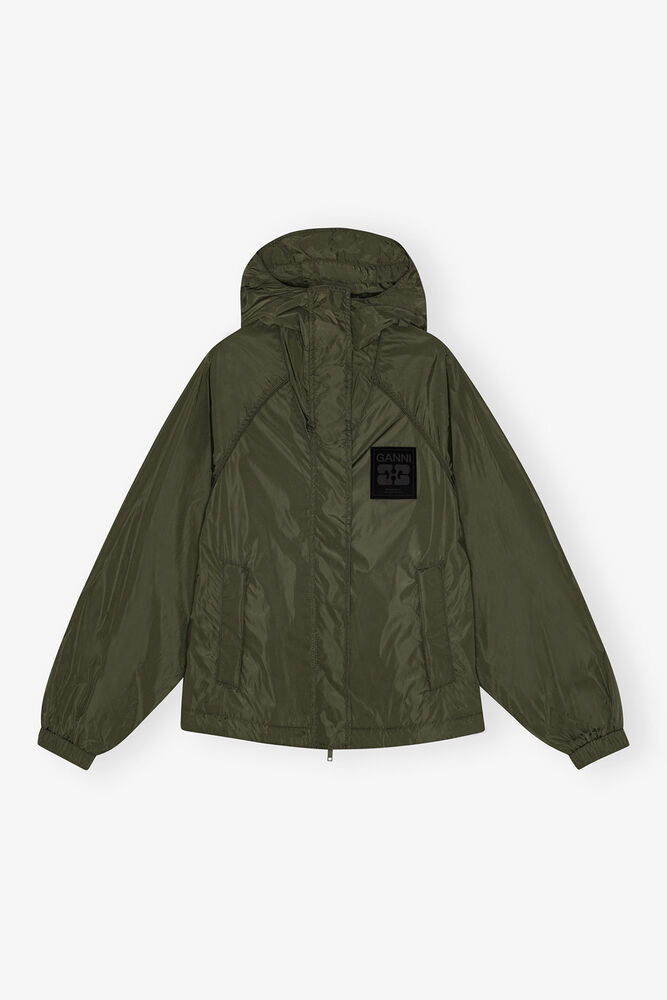 Gr&oslash;n nylonjakke, Kalamata