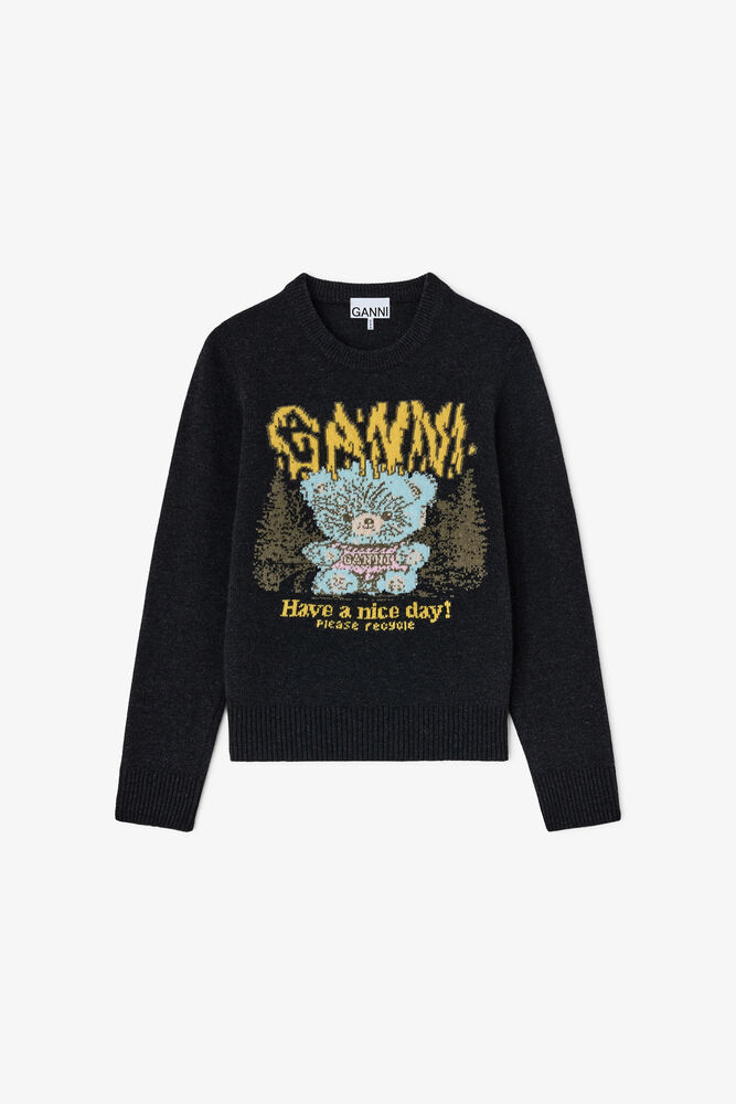 Jumper with Forest Teddy, Phantom