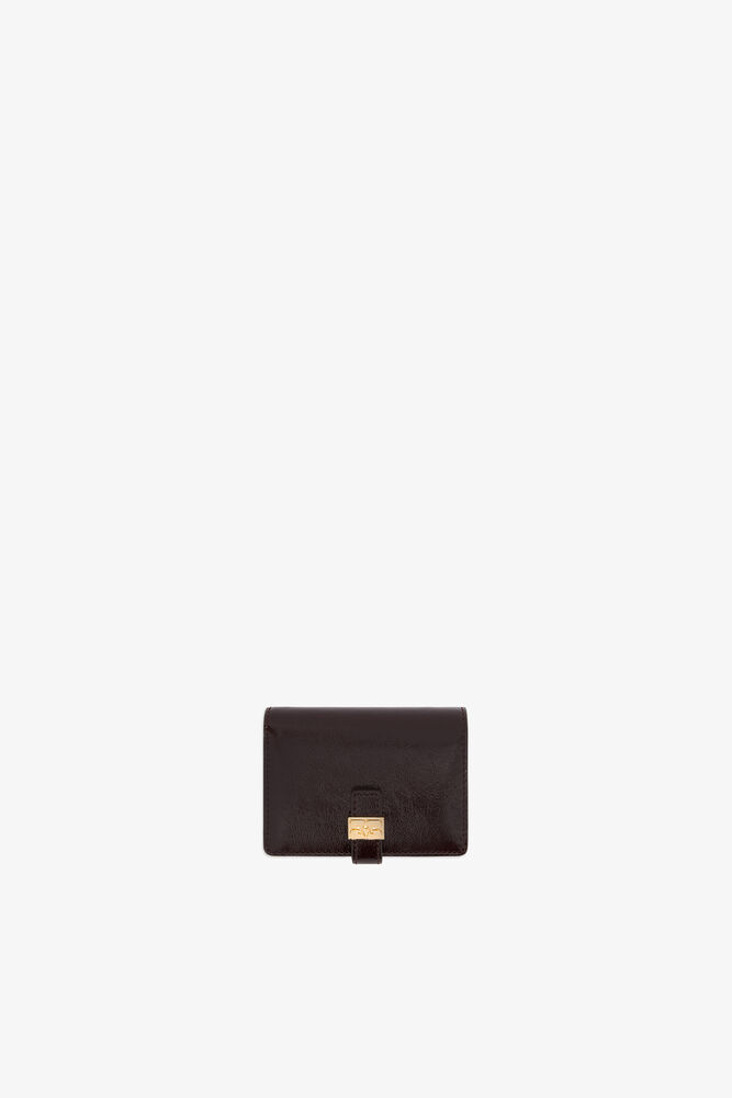 Sue Slim Card Holder in Brown, Demitasse