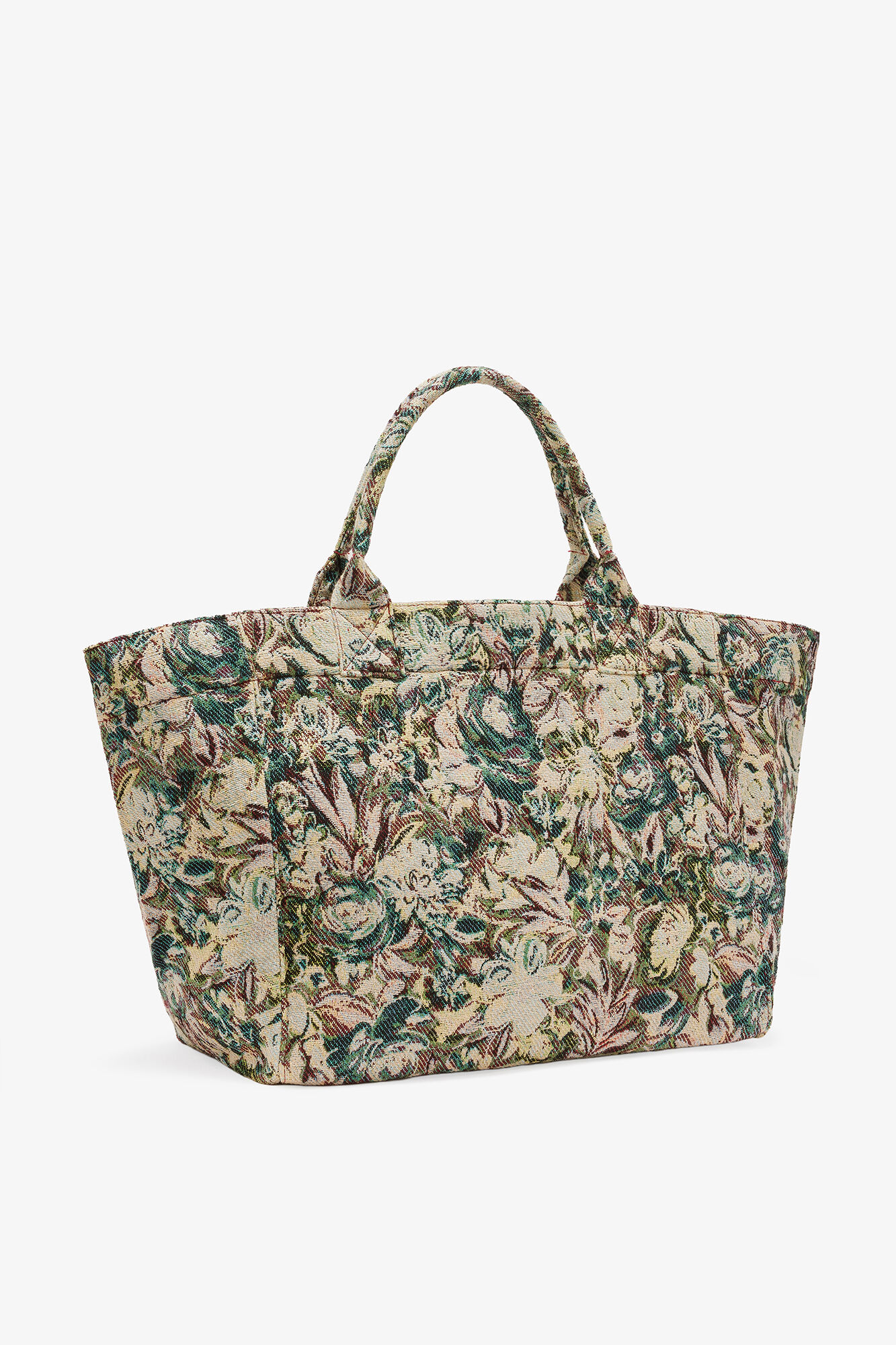 Tapestry XXL Tote, Polyester, in colour Jadeite - 2 - GANNI