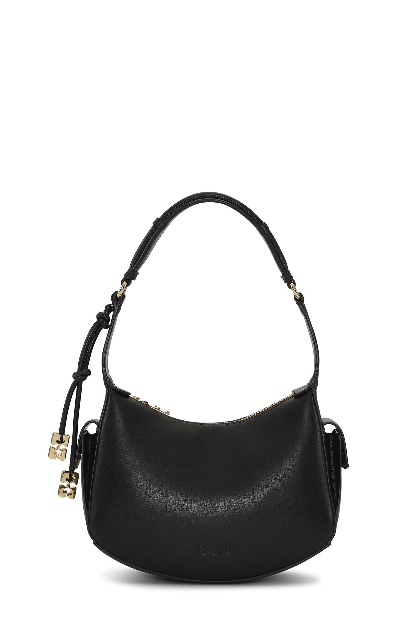 Black Black GANNI Swing Shoulder Bag | GANNI FI