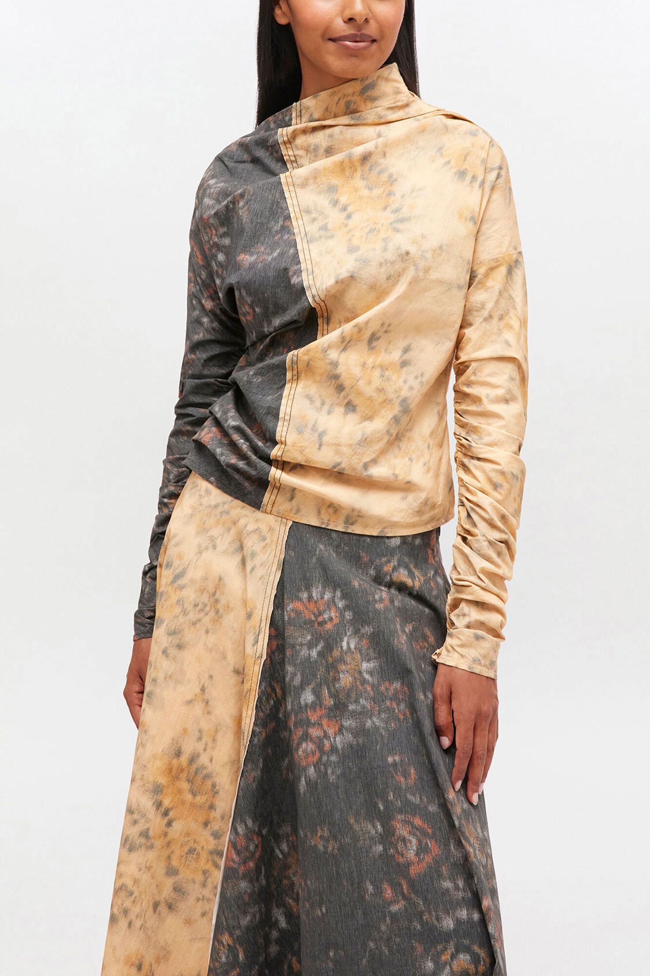 Ganni Donna Multicolor Camicette E, M, New, - Immagine 3