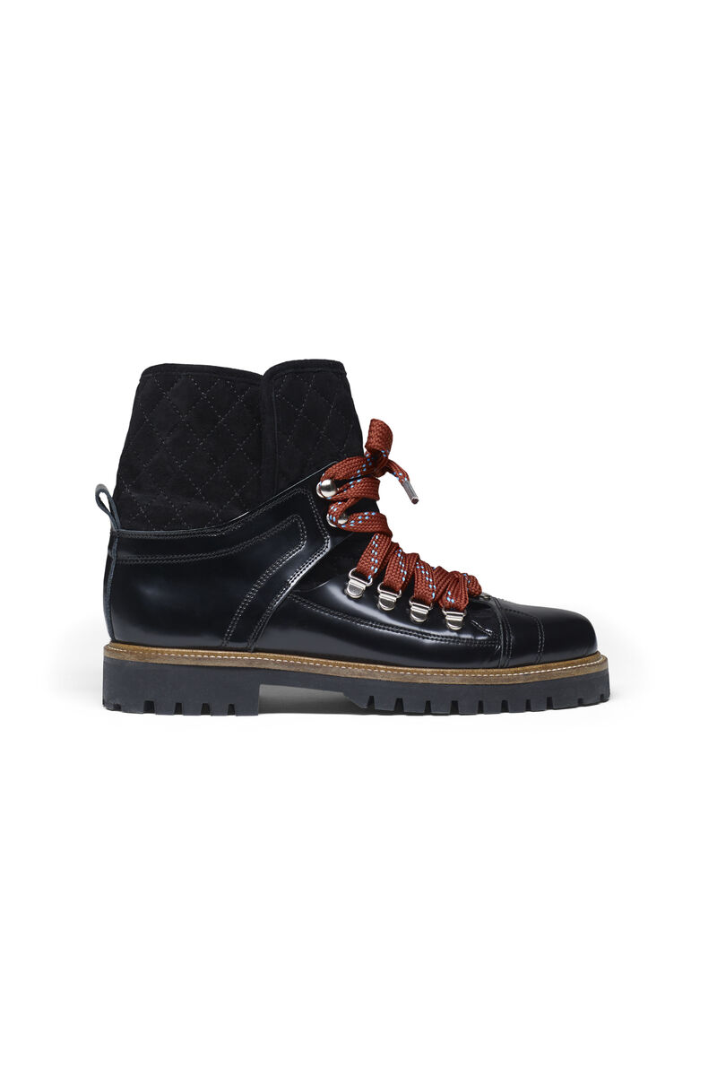 Mira Shine Boots, in colour Black - 1 - GANNI