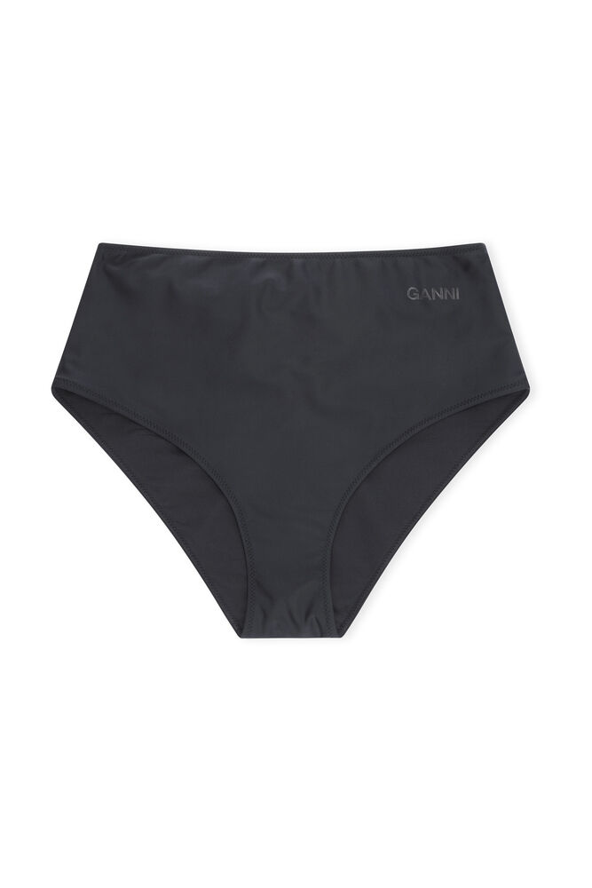 Højtaljet bikiniunderdel, Black