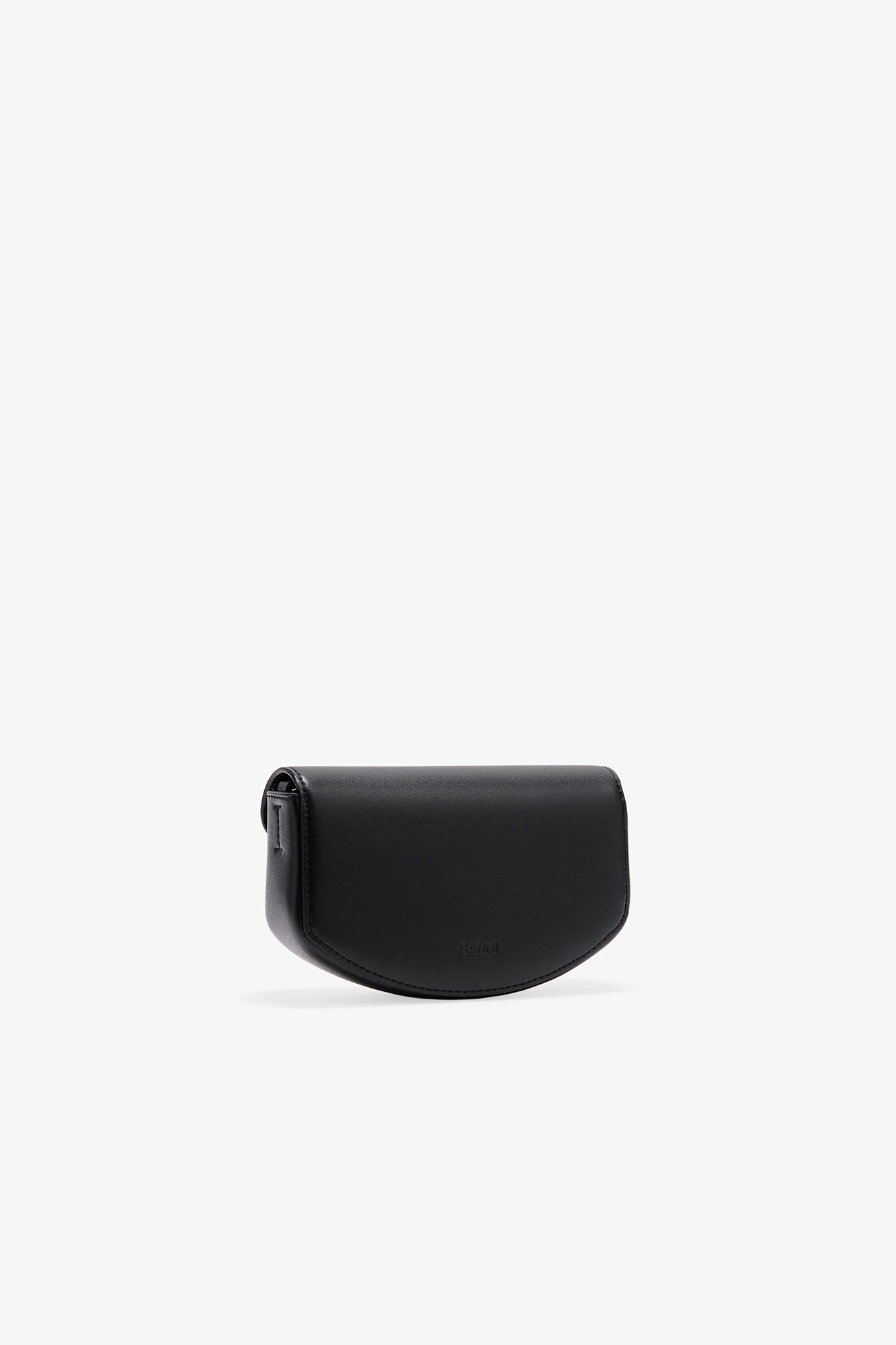 Black Apo-G Wallet On Chain, Polyester, in colour Black - 2 - GANNI