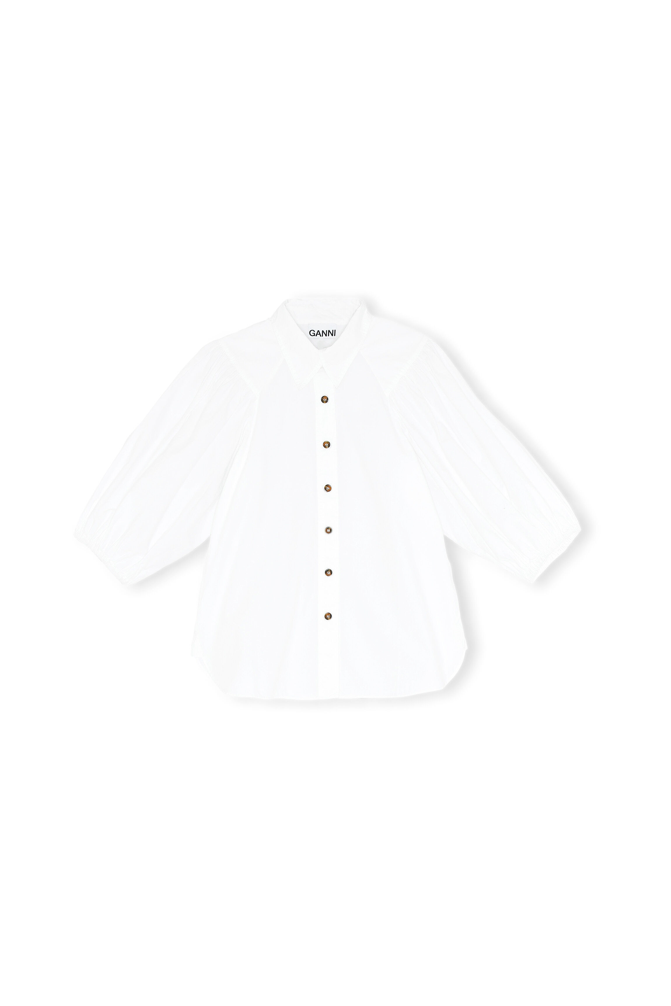Ganni white shirt clearance