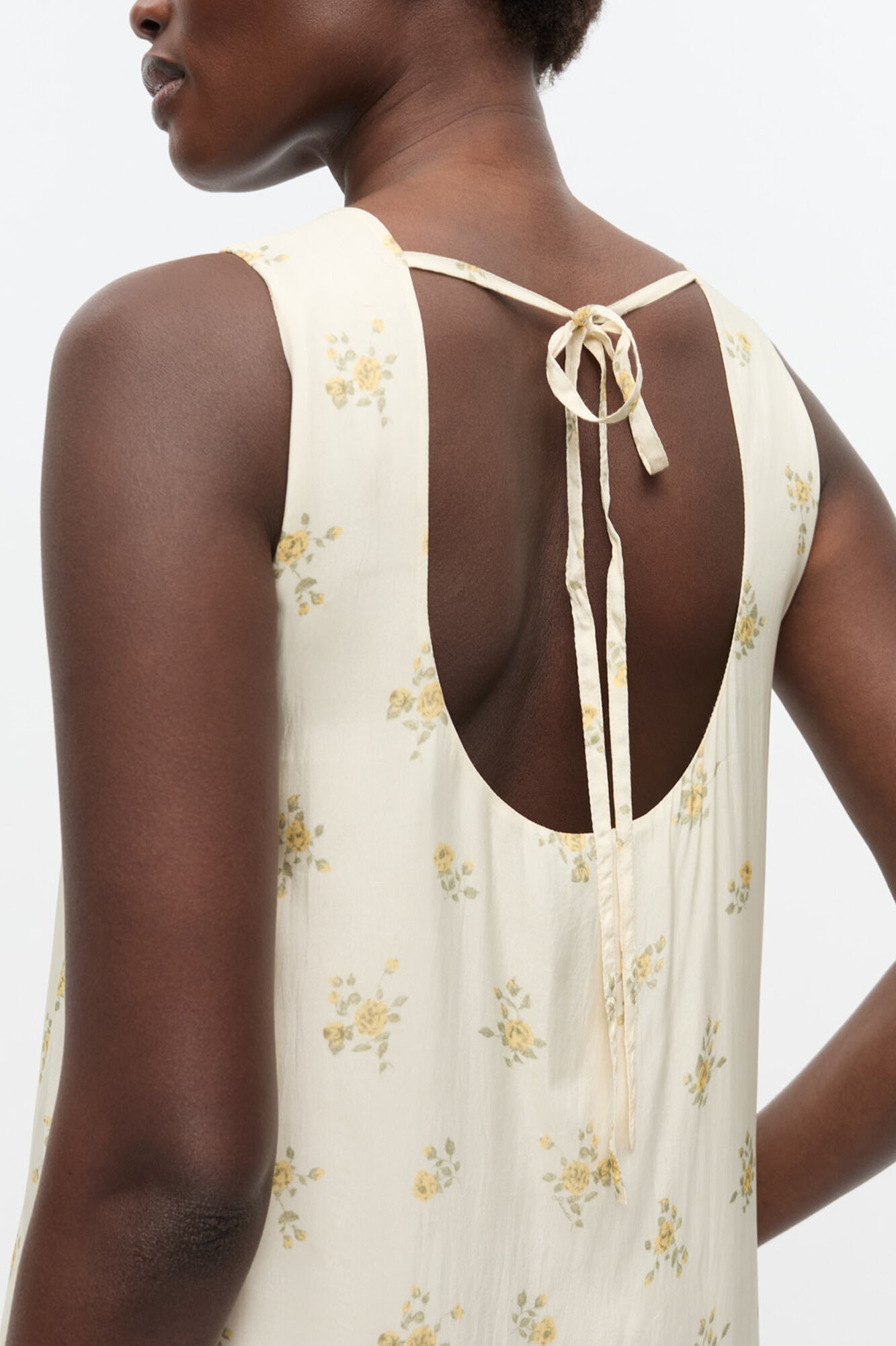 White Floral Dress | GANNI US