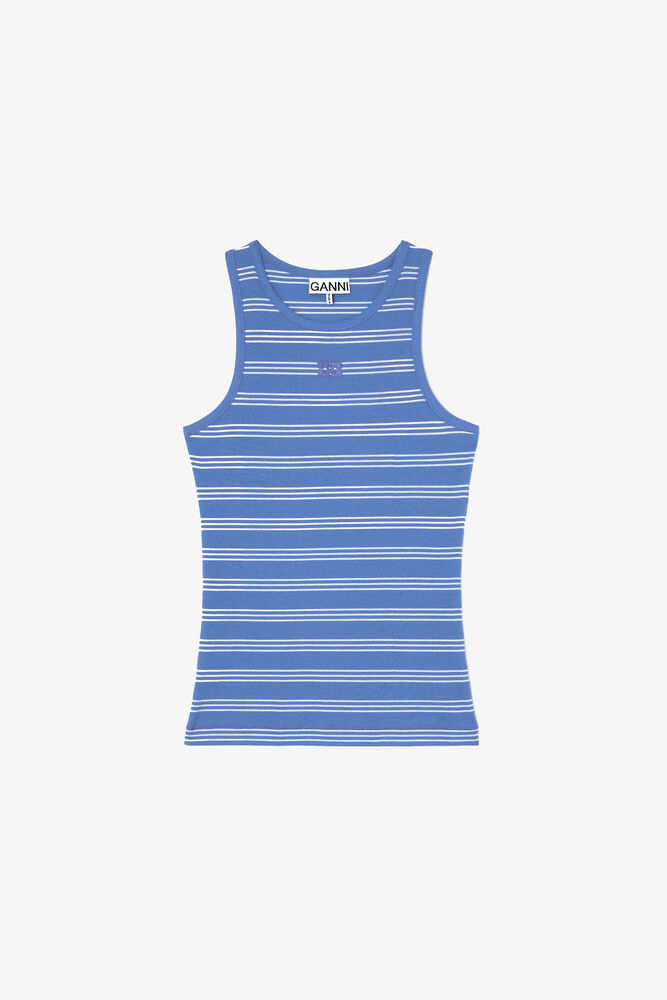 Tank Top with Stripes, Nouvean Navy