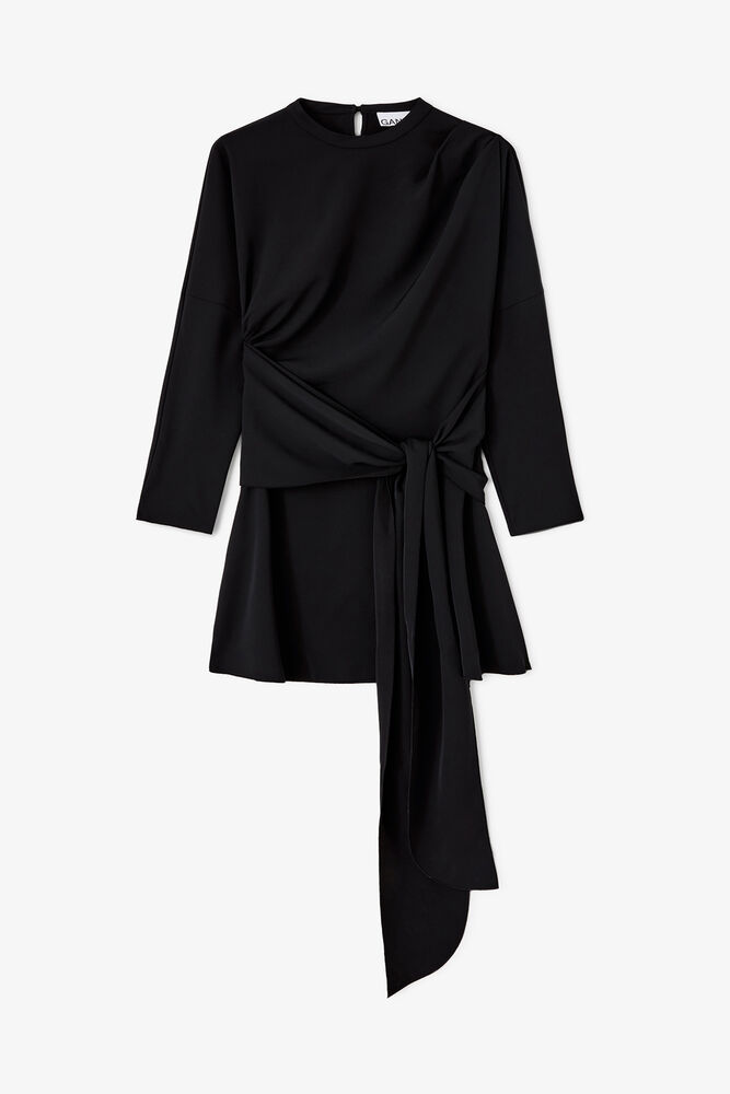 Dress in Black Crepe, Black