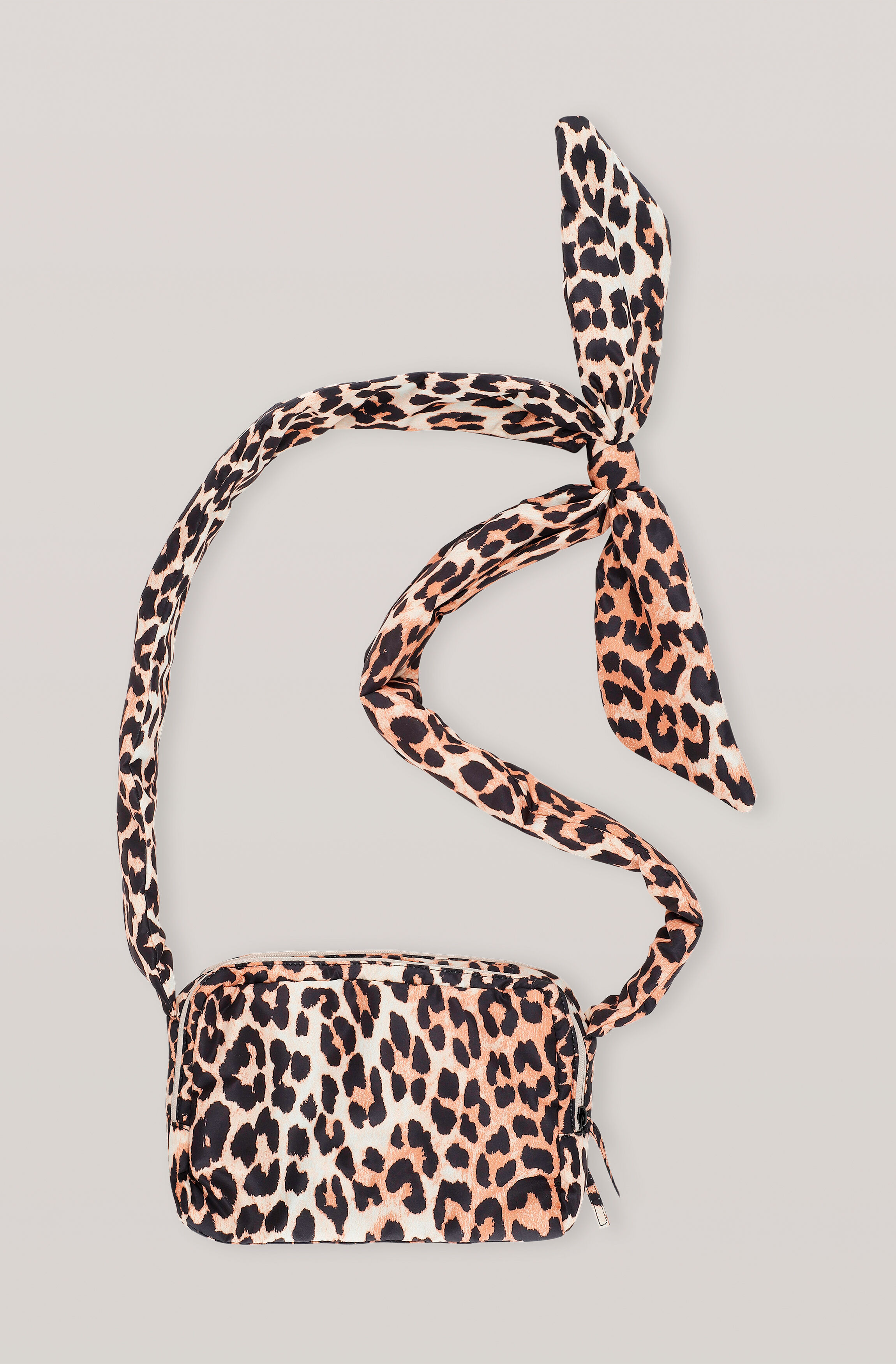 ganni leopard bag