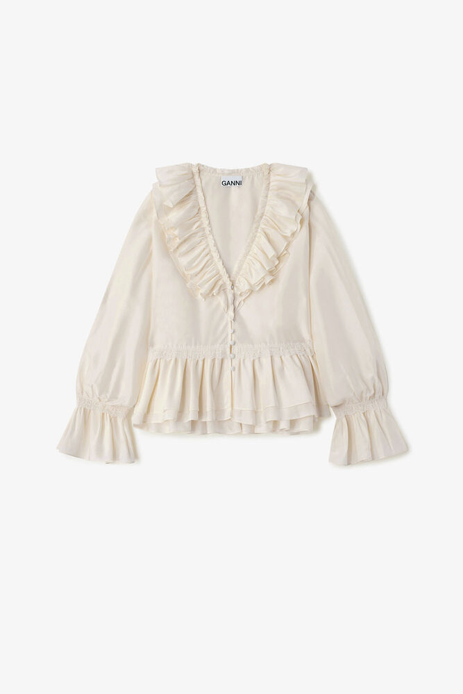 Blus i viskossilke, Egret