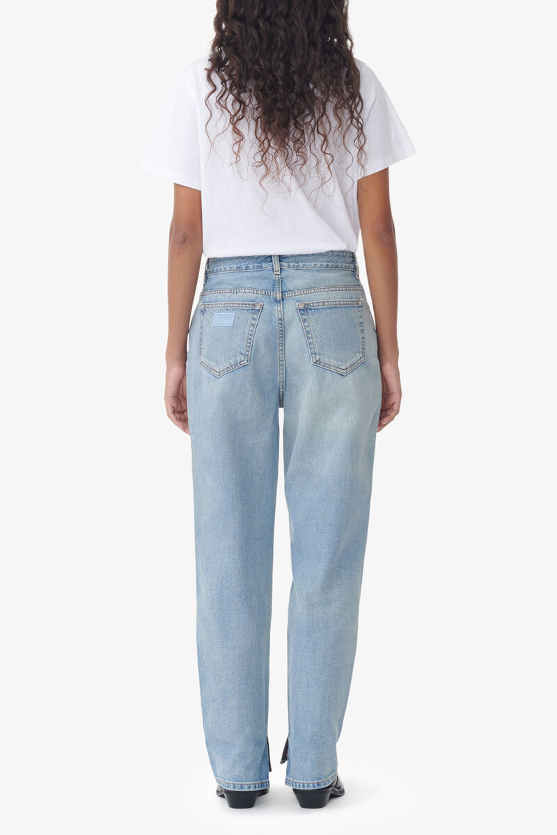 White Graphic Bunny Jersey T-shirt, Cotton, in colour Bright White - 4 - GANNI