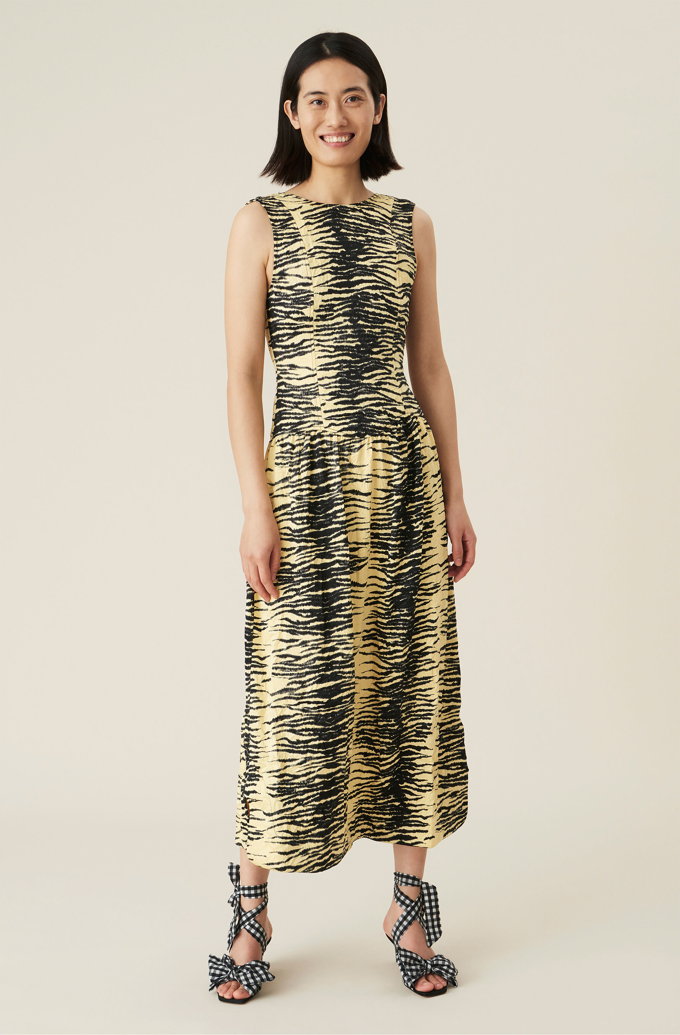 Ganni sleeveless dress clearance