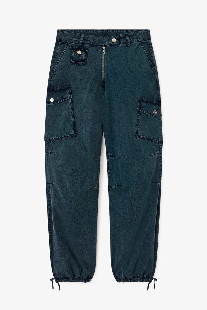 Cargo Trouseres in Black, Sky Captain
