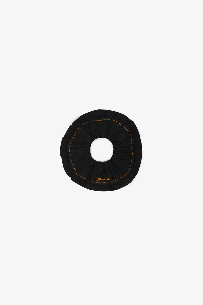 Black Scrunchie, Washed Black/Black