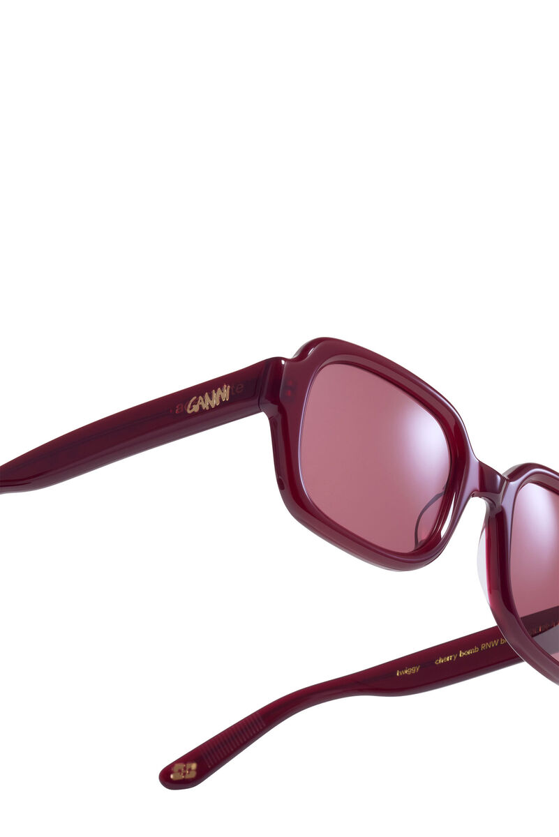 GANNI x Ace & Tate Port Royale Twiggy Sunglasses, Acetate, in colour Port Royale - 4 - GANNI