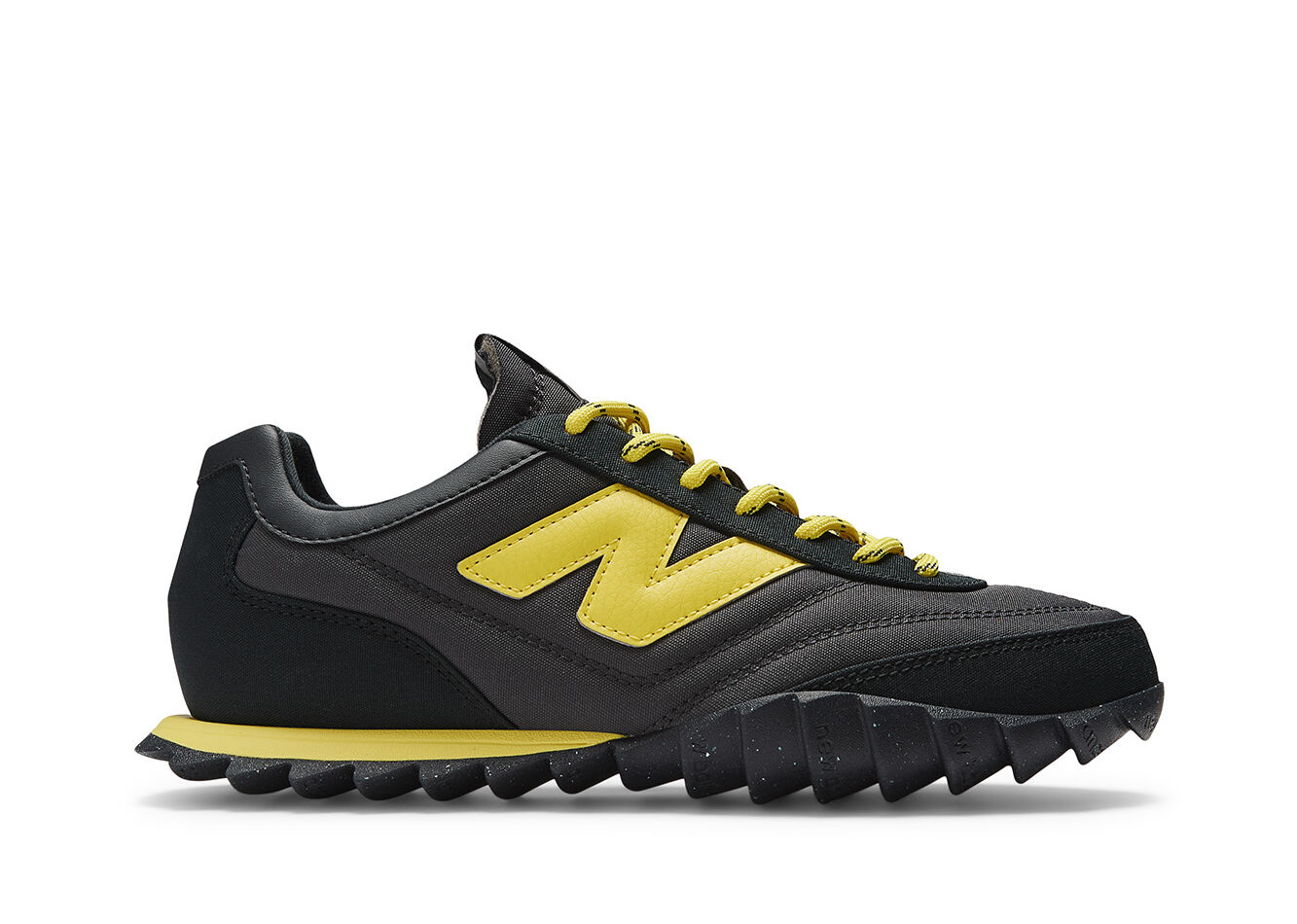GANNI x New Balance RC30 Trainers , Recycled Polyester, in colour Black - 1 - GANNI